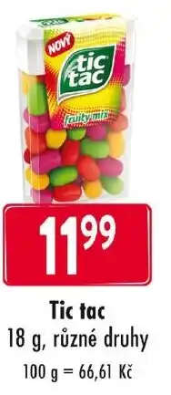 Qanto Tic tac nabídka