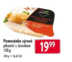 Qanto Gastro Pomazánka sýrová pikantní s česnekem nabídka