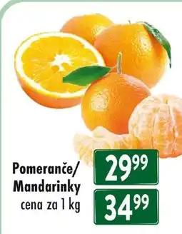 Qanto Pomeranče/ Mandarinky nabídka