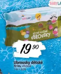 COOP TIP Babyland Ubrousky dětské nabídka