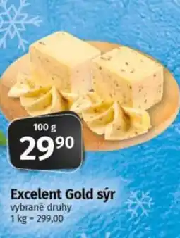 COOP TIP Excelent Gold sýr nabídka