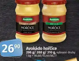 COOP TIP Avokádo hořčice nabídka