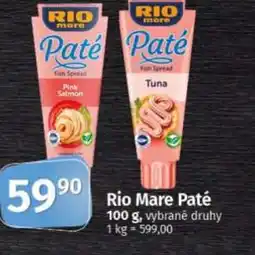 COOP TIP Rio Mare Paté nabídka