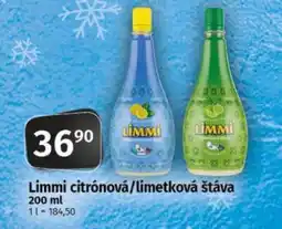 COOP TIP Limmi citrónová/limetková štáva nabídka