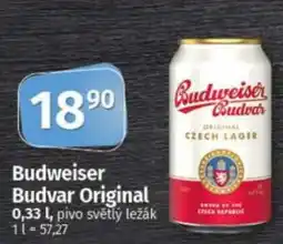 COOP TIP Budweiser Budvar Original nabídka