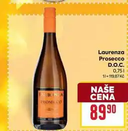 Billa Laurenza Prosecco D.O.C. 0,75l nabídka