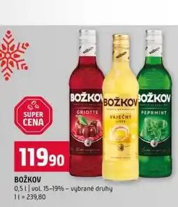 Terno BOŽKOV 0,5l vol. 15-19% vybrané druhy nabídka
