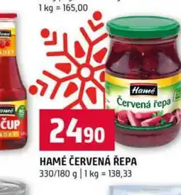 Terno HAMÉ ČERVENÁ ŘEPA 330/180 g nabídka