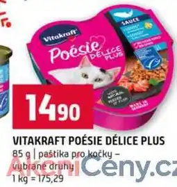 Terno VITAKRAFT POÉSIE DÉLICE PLUS 85 g paštika pro kočky nabídka