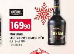 Terno MARSHALL SMETANOVÝ CREAM LIKÉR 0,5l vol. 17% nabídka
