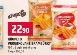 Terno KŘUPETO VROUBKOVANÉ BRAMBŮRKY 120 g vybrané druhy nabídka