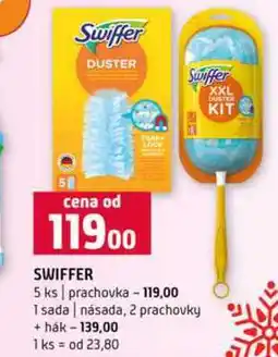 Terno Swiffer 5 ks prachovka sada násada, 2 prachovky + hák nabídka