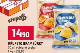 Terno KŘUPETO BRAMBŮRKY 70 g vybrané druhy nabídka