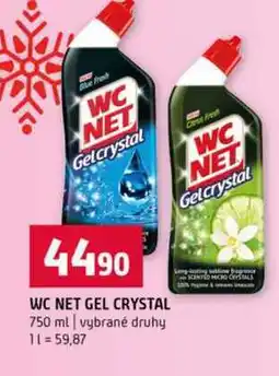 Terno WC NET GEL CRYSTAL 750 ml vybrané druhy nabídka