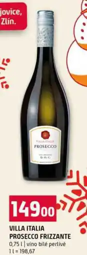 Terno VILLA ITALIA PROSECCO FRIZZANTE 0,75l víno bílé perlivé nabídka