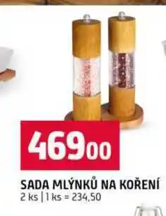 Terno SADA MLÝNKŮ NA KOŘENÍ 2 ks nabídka