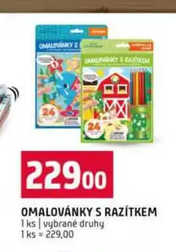 Terno OMALOVÁNKY S RAZÍTKEM 1 ks vybrané druhy nabídka