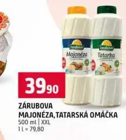 Terno ZÁRUBOVA MAJONÉZA, TATARSKÁ OMÁČKA 500 ml nabídka