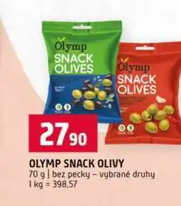 Terno OLYMP SNACK OLIVY 70 g bez pecky vybrané druhy nabídka
