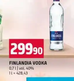 Terno FINLANDIA VODKA 0.7l vol. 40% nabídka