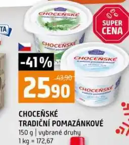 Terno CHOCENSKE TRADIČNÍ POMAZÁNKOVÉ 150 g vybrané druhy nabídka