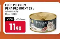 Terno COOP PREMIUM PĚNA PRO KOČKY 85 g vybrané druhy nabídka