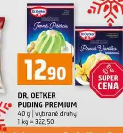 Terno DR. OETKER PUDING PREMIUM 40 g vybrané druhy nabídka