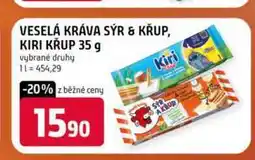 Terno VESELÁ KRÁVA SÝR & KRUP, KIRI KRUP 35 g vybrané druhy nabídka