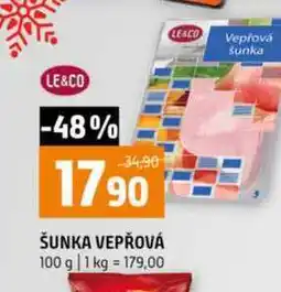 Terno ŠUNKA VEPŘOVÁ 100 g nabídka