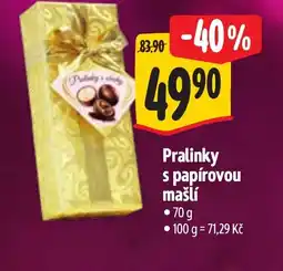 Albert Pralinky s papírovou mašlí nabídka
