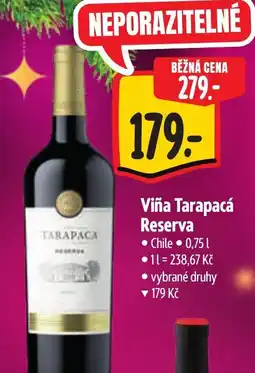 Albert Viña Tarapacá Reserva nabídka