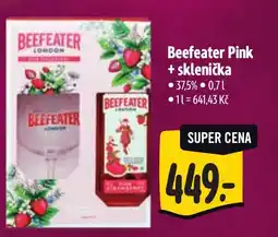 Albert Beefeater Pink + sklenička nabídka