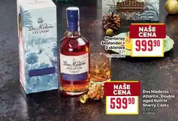 Billa Dos Maderas Atlantic, Double aged Rum in Sherry Casks 0,7l nabídka