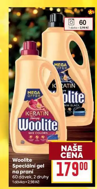 Billa Woolite Speciální gel na praní 60 dávek nabídka