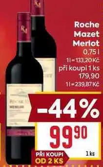 Billa Roche Mazet Merlot 0,75l nabídka