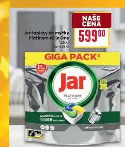 Billa Jar tablety do myčky Platinum All in One 125 ks nabídka