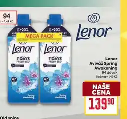 Billa Lenor Aviváž Spring Awakening 94 dávek nabídka
