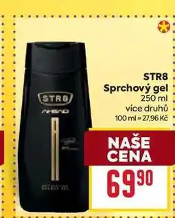 Billa STR8 Sprchový gel 250 ml nabídka