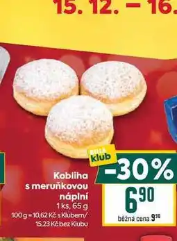 Billa Kobliha s meruňkovou náplní 1ks, 65 g nabídka