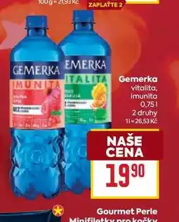 Billa Gemerka vitalita, imunita 0,75l nabídka