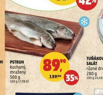 Penny Market Pstruh kuchaný mražený nabídka