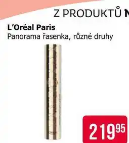 Teta L'Oréal Paris Panorama řasenka, různé druhy nabídka
