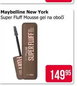 Teta Maybelline New York Super Fluff Mousse gel na obočí nabídka