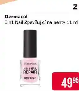 Teta Dermacol 3in1 Nail Zpevňující na nehty 11 ml nabídka