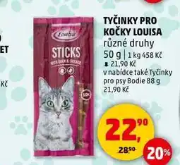 Penny Market TYČINKY PRO KOČKY LOUISA, 50 g nabídka