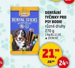 Penny Market DENTÁLNÍ TYČINKY PRO PSY BODIE, 270 g nabídka