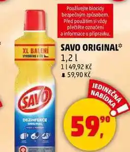 Penny Market SAVO ORIGINAL, 1,2 l nabídka