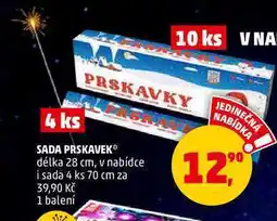 Penny Market SADA PRSKAVEK, 1 balení nabídka