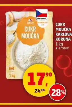 Penny Market CUKR MOUČKA KARLOVA KORUNA, 1 kg nabídka