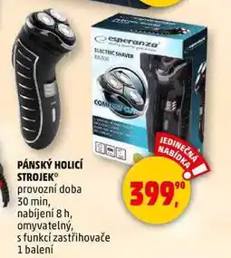 Penny Market PÁNSKÝ HOLICÍ STROJEK, 1 balení nabídka